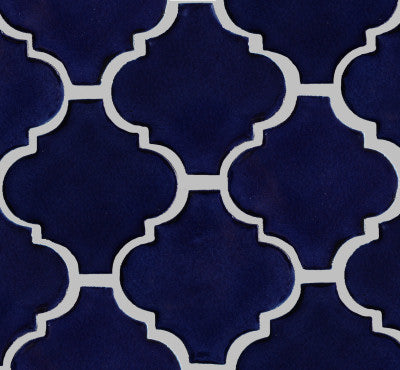 Cobalt Blue Lantern Mexican Tile