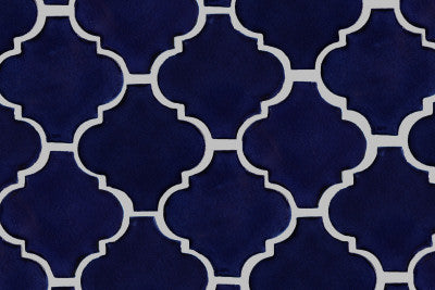 Cobalt Blue Lantern Mexican Tile