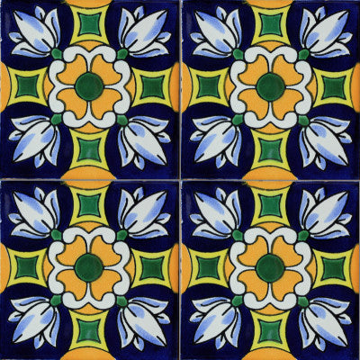 Cotton Santa Barbara Mexican Tile