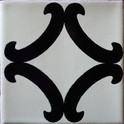 Black Diamond Talavera Mexican Tile