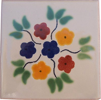 Bouquet Talavera Tile