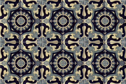 Blue Vicenza Talavera Mexican Tile