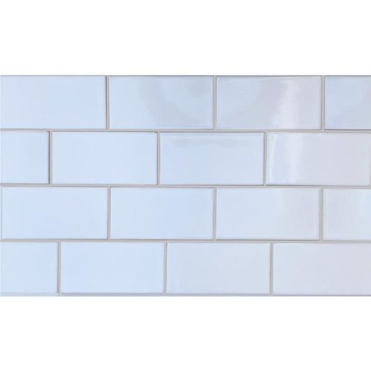 Pure White Subway Talavera Tile
