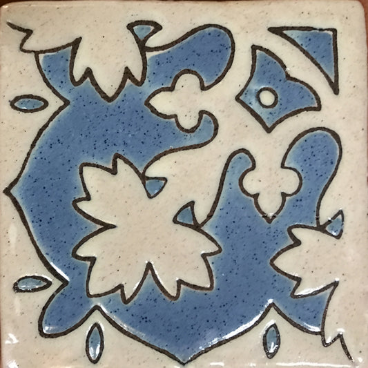 Alhambra Corner Arabic Talavera Mexican Tile