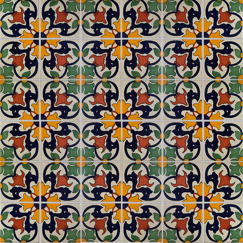 Hortensia Talavera Mexican Tile