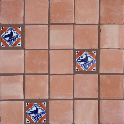 Square 5" Clay Saltillo Floor Tile