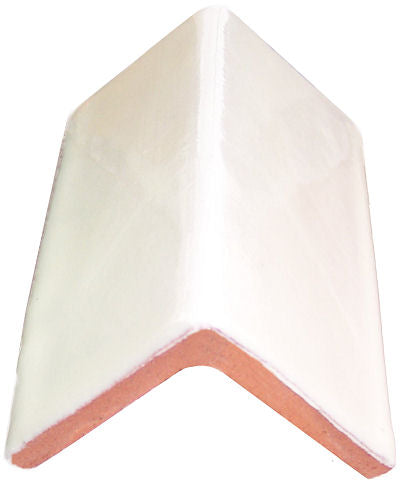 Mexican White Talavera Clay V-Cap