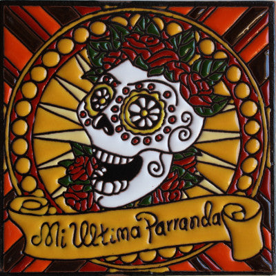 Hangover Day Of The Dead Clay Tile