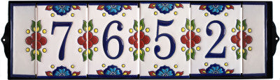 Horizontal Plain Wrought Iron Mission Tile Frame