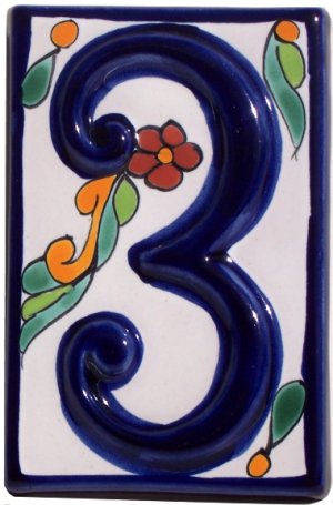 Colonial Tile Numbers