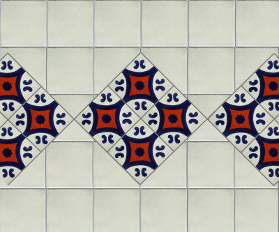 Blue Diamond Talavera Mexican Tile