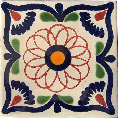 Spiral Talavera Mexican Tile