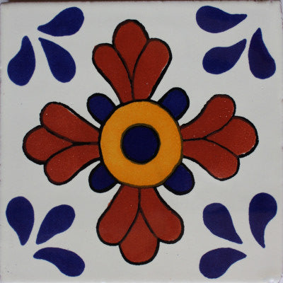 Blue Seville Talavera Mexican Tile