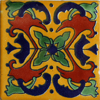 Butterfly Talavera Mexican Tile