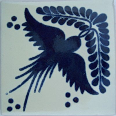 Golondrina Talavera Tile Coaster