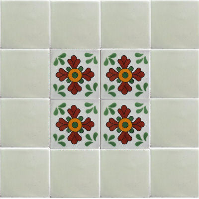 Green Seville Talavera Mexican Tile