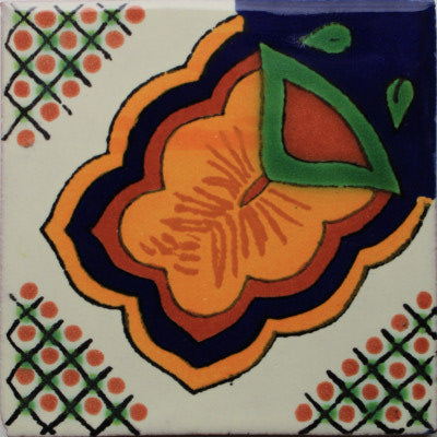 Corner Sunrise Talavera Mexican Tile