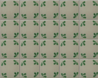 Green Splash Talavera Mexican Tile