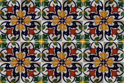 Hortensia Talavera Mexican Tile