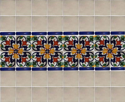 Hortensia Talavera Mexican Tile