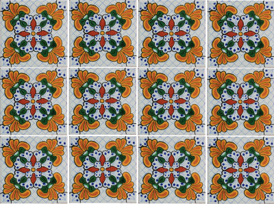 Blossom Talavera Mexican Tile