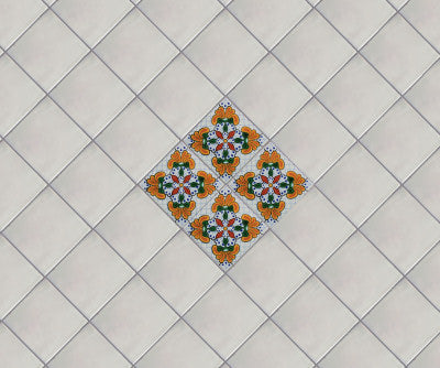 Blossom Talavera Mexican Tile