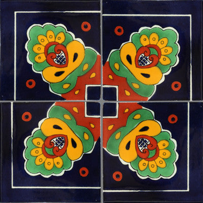 Corner Royal Crown Talavera Mexican Tile