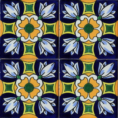 Blue Santa Barbara Talavera Tile – Estancia Tiles