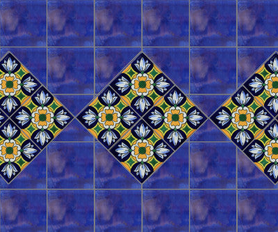 Cotton Santa Barbara Mexican Tile