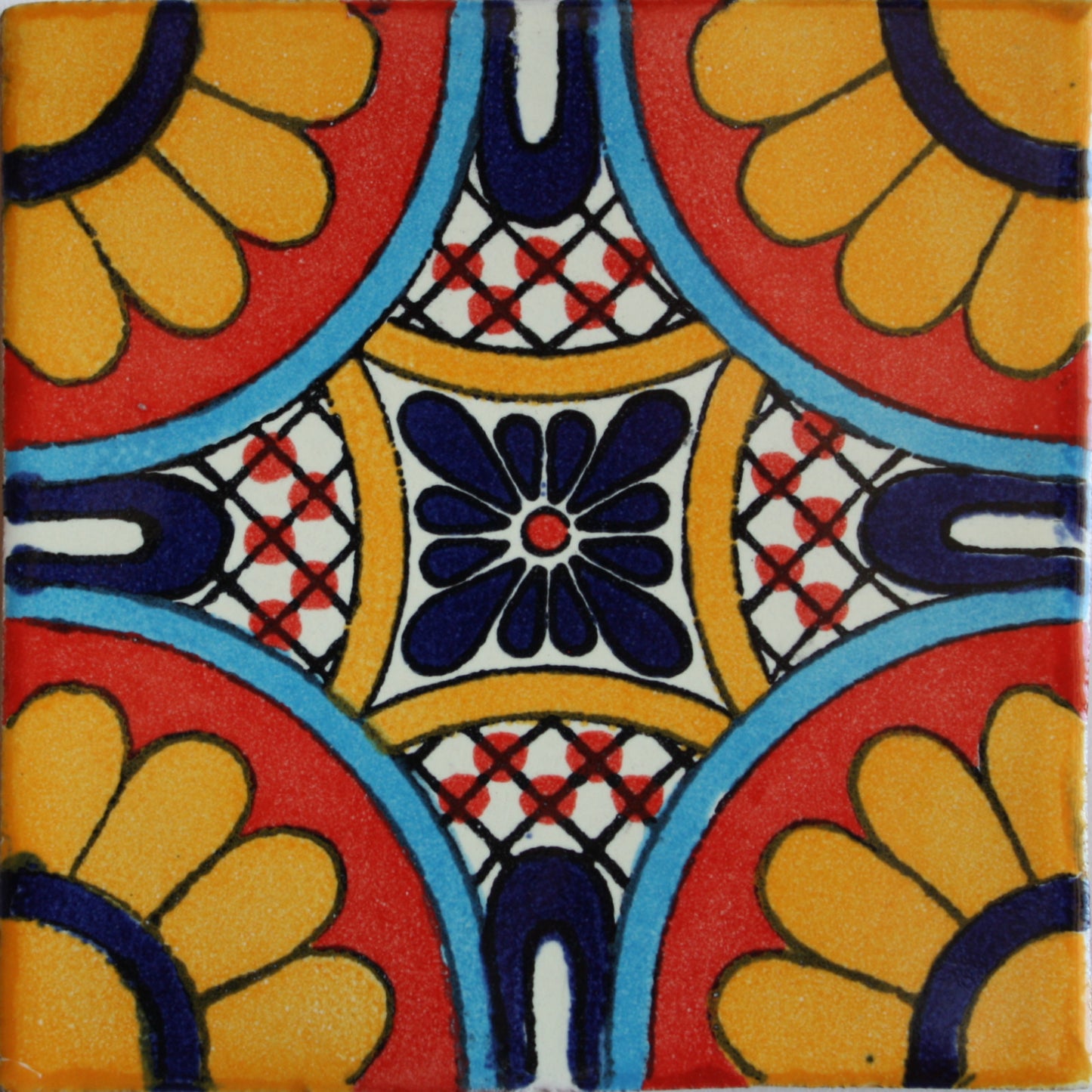 Daylily Talavera Mexican Tile