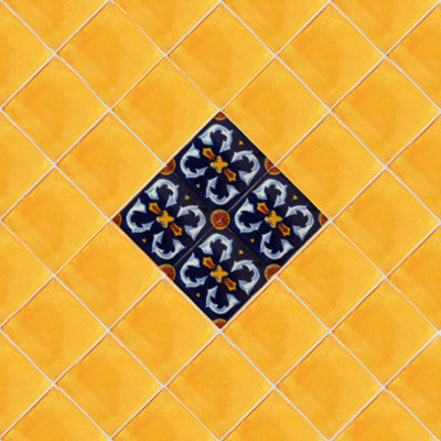 Ribbon Talavera Mexican Tile