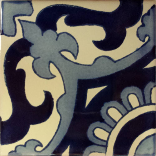 Blue Vicenza Talavera Mexican Tile