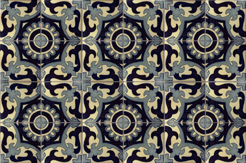 Blue Vicenza Talavera Mexican Tile