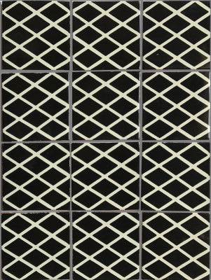Black Diamonds Talavera Mexican Tile